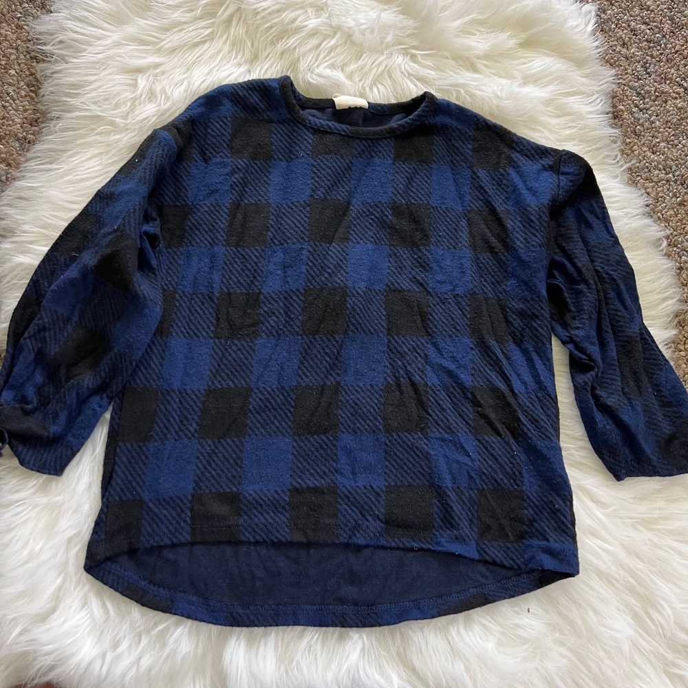 Girls Zara Plaid Shirt